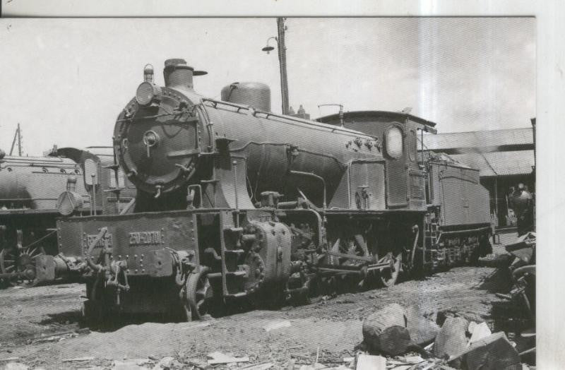 Postal 010959: Locomotora vapor 230-2070 en Madrid en 1966