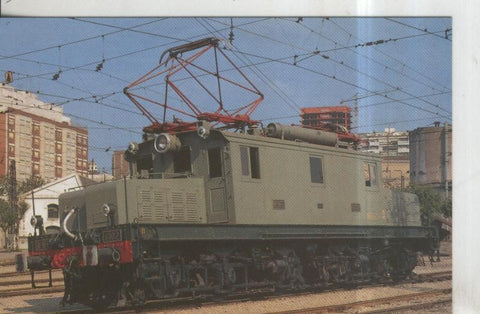 Postal 010963: Locomotora 6102 en deposito Vilanova,Barcelona en 1969