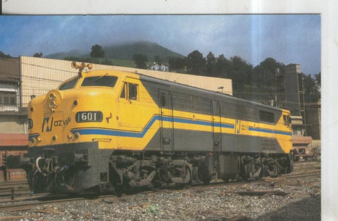 Postal 010974: Locomotora diesel electrica 1601 en Zumarraga en 1996