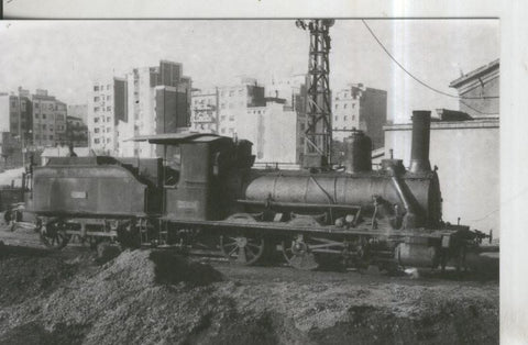 Postal 010991: Locomotora vapor 030-2134 en San Andres en 1965