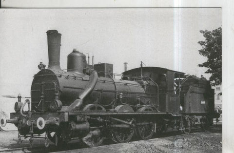 Postal 010997: Locomotora a vapor 030-2076 en Castellon, 1966