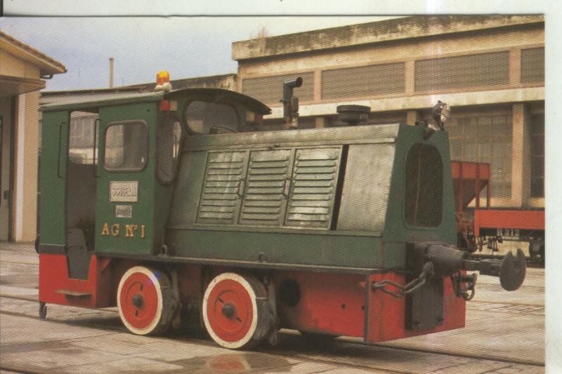 Postal 010999: Tractor diesel numero 1 de cementos Rezola en Azpeitia en 1999
