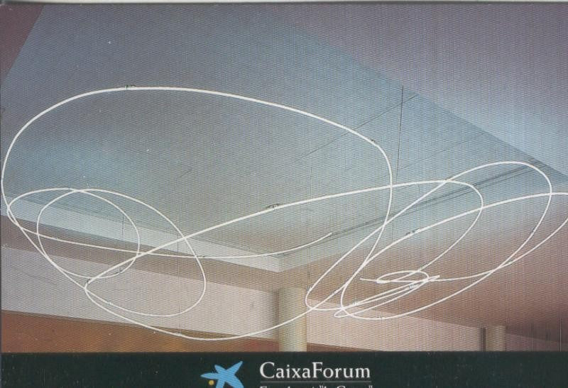 Postal 005711 : Publicitaria de Fundacio la Caixa: Lucio Fontana