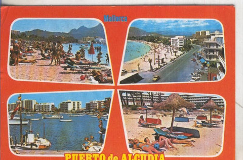 Postal 005120 : Vistas de Puerto de Alcudia en Mallorca