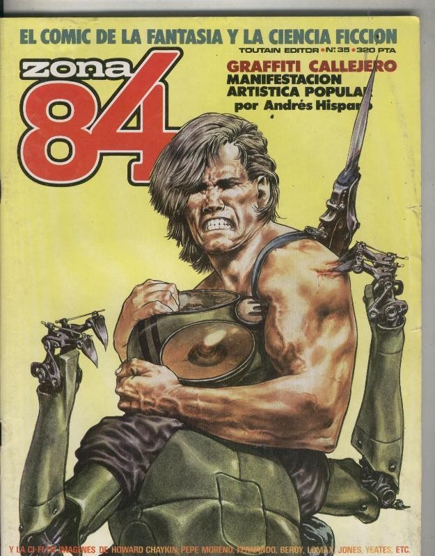 Zona 84 numero 35: American Flagg de Howard Chaykin