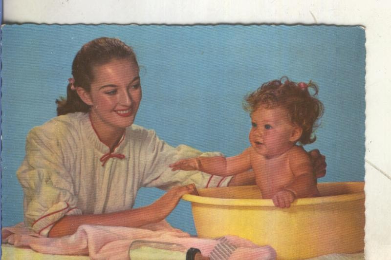 Postal 5917 : El baño del bebe