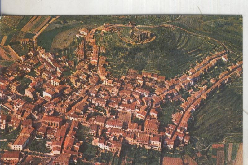 Postal 006017 : Vista aerea de castillo y pueblo de Bagur
