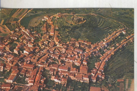 Postal 006017 : Vista aerea de castillo y pueblo de Bagur