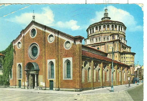 Postal 006266 : Milano, Iglesia Sta Maria de Grazie