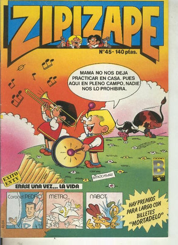 Zipi y Zape semanal numero 045: Robin Robot: Crecedor atomico (sanchis, 2 paginas)