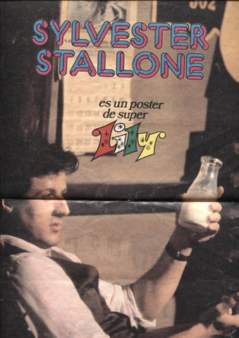 Super Lily numero 37: poster central 26,5 x 37 cm de Sylvester Stallone