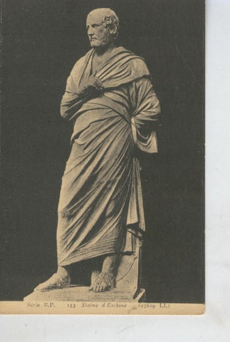 Postal 008532: Statue  Eschine