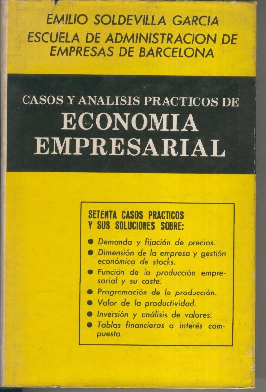 Casos y analisis practicos de Economia Empresarial