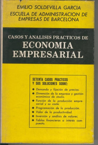 Casos y analisis practicos de Economia Empresarial