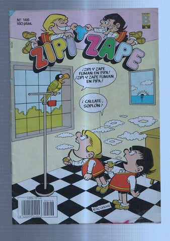 Zipi y Zape semanal numero 146: La alegre pandilla (portada con suelo tablero ajedres