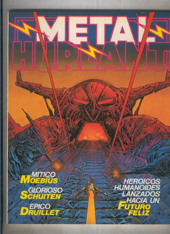 Metal Hurlant revista numero 03: Atomax (Chaland)-El hombre de arena (Loustal)