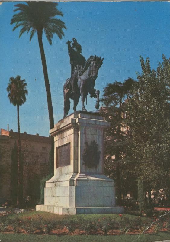 Postal 008249: Estatua del Rey Don Jaime en Valencia