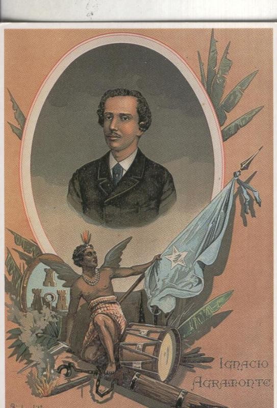 Postal 003723: Ignacio Agramonte, litografia de F.Gonzalez Rojas