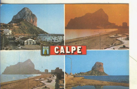 Postal 005043 : Vistas varias de Calpe en Alicante