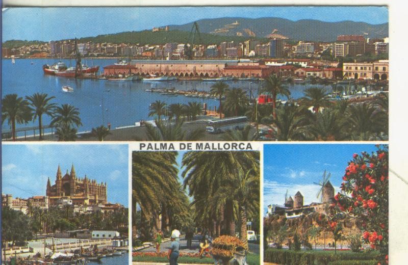 Postal 005042 : Vistas varias de Palma de Mallorca