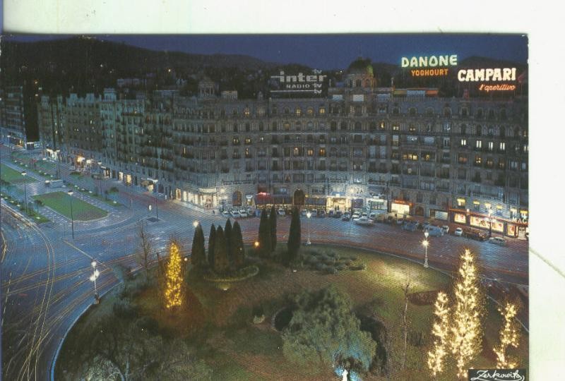 Postal 005512 : Plaza Francesc Macias (antigua Calvo sotelo) de Barcelona