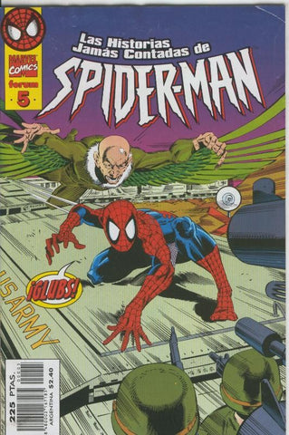 Las historias jamas contadas de Spiderman numero 05: El vuelo del buitre