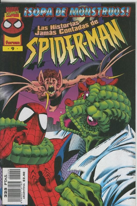 Las historias jamas contadas de Spiderman numero 09: Llora lagarto