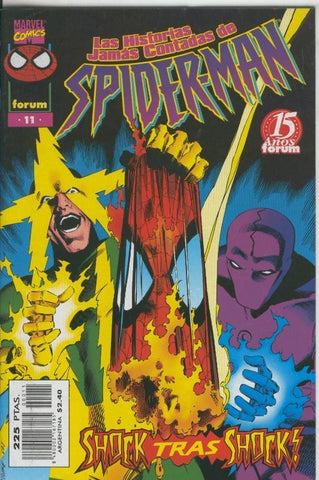 Las historias jamas contadas de Spiderman numero 11: Shock tras Shock