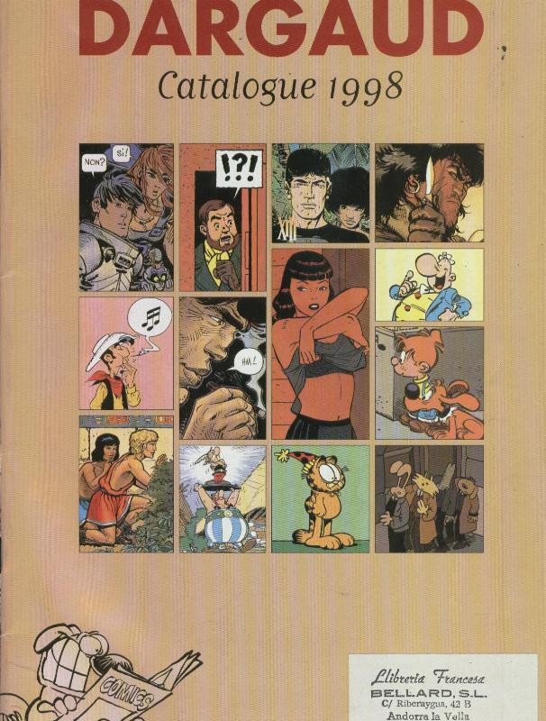 Dargaud catalogue 1998