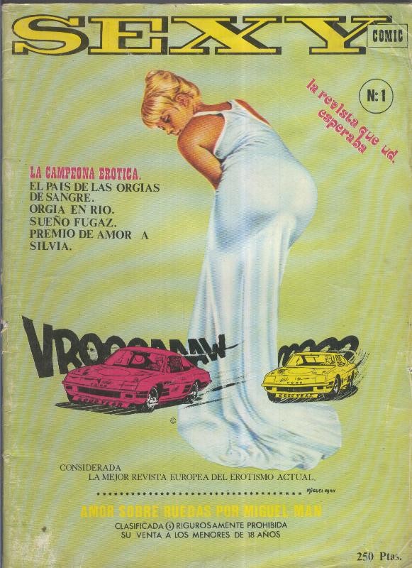 Sexy Comic numero 1 (algo aviejado)