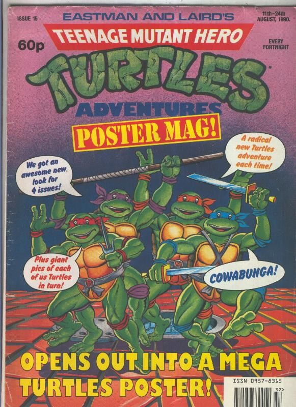 Turtles adventures  Issue 15 (POSTER GIGANTE)