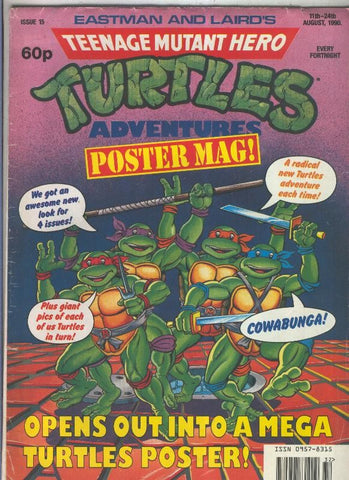 Turtles adventures  Issue 15 (POSTER GIGANTE)