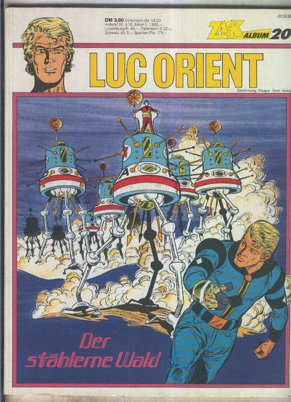 Zack album numero 20: Luc Orient: Der stahlerne Wald