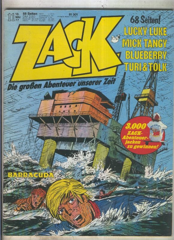 Zack numero 11 año 1977 (ALEMAN)