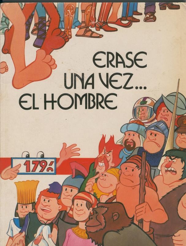 Erase una vez el hombre volumen 01 (edicion 1979) (papel señales humedad)