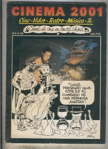 Cinema 2001 numero 05: especial comic (papel acartonado)