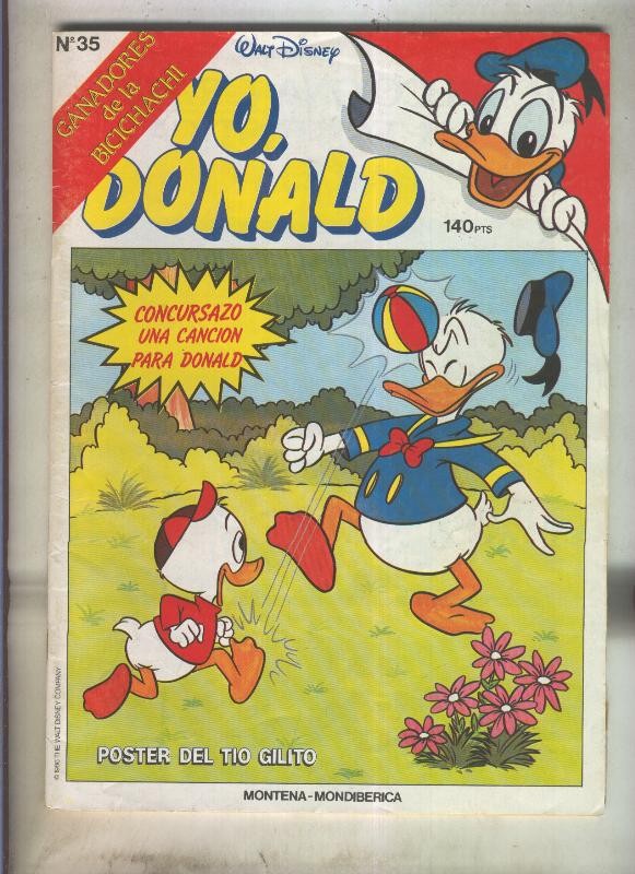 Yo, Donald numero 35 (no lleva el poster central)