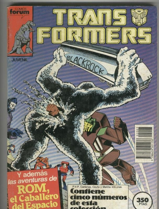 Transformers retapado numero 26 al 30