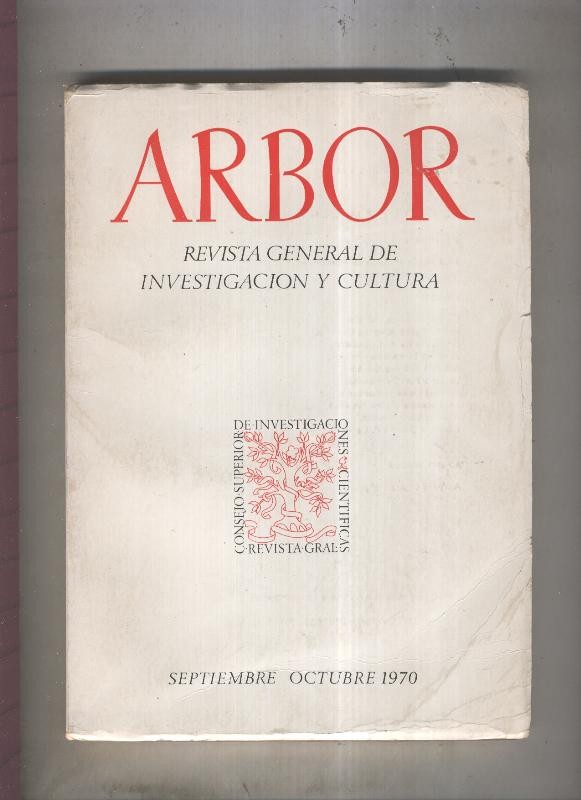 Arbor. Revista general de investigacion y cultura numero 297/298