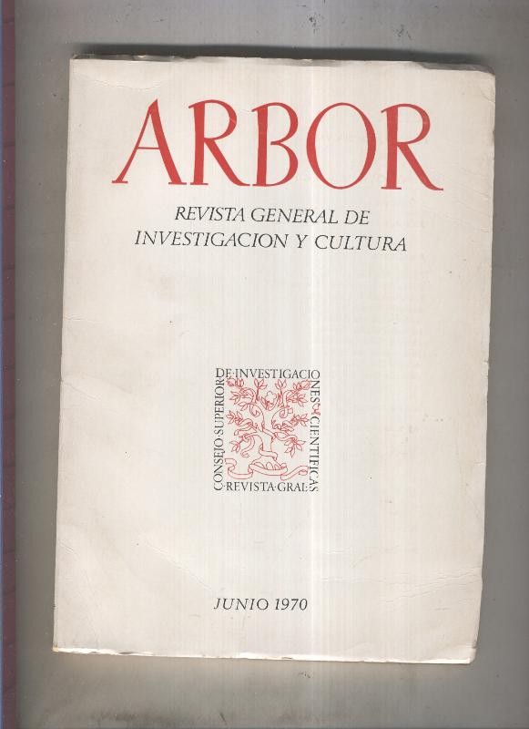 Arbor. Revista general de investigacion y cultura numero 294