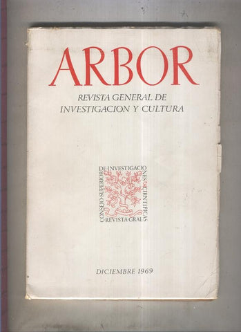 Arbor. Revista general de investigacion y cultura numero 288