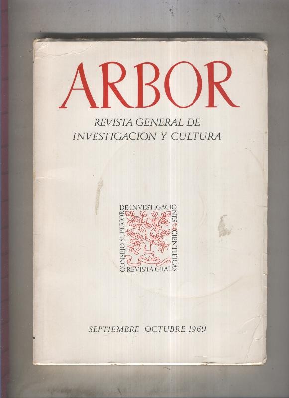 Arbor. Revista general de investigacion y cultura numero 285/286