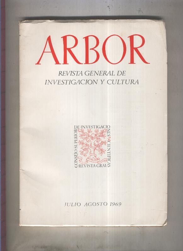 Arbor. Revista general de investigacion y cultura numero 283/284