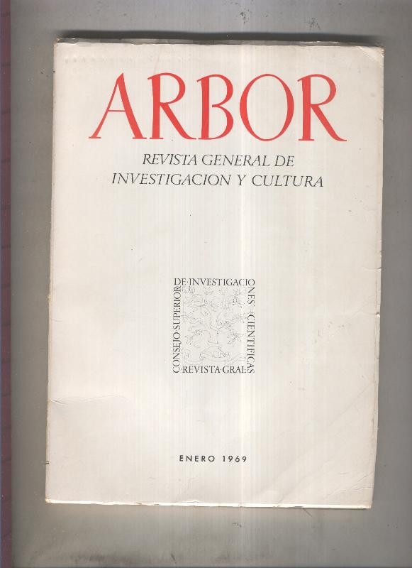 Arbor. Revista general de investigacion y cultura numero 277