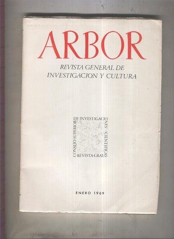 Arbor. Revista general de investigacion y cultura numero 277