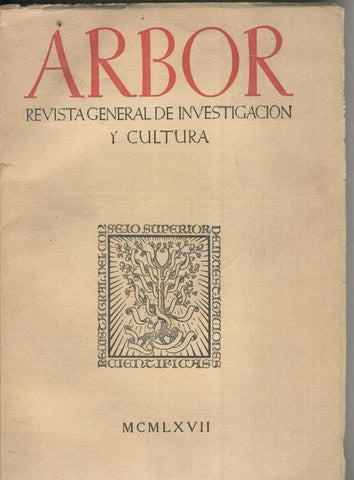 Arbor. Revista general de investigacion y cultura numero 264