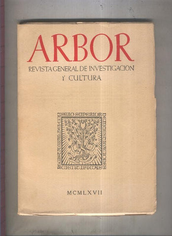 Arbor. Revista general de investigacion y cultura numero 263