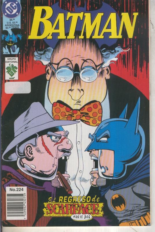 Batman numero 224: El regreso de Scarface