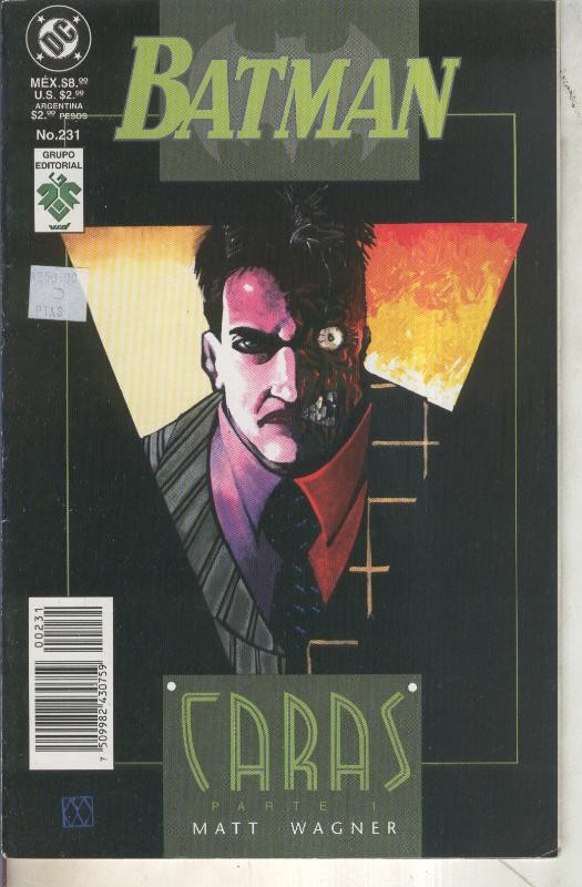 Batman numero 231: Caras
