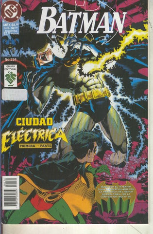 Batman numero 234: Ciudad electrica